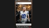 Dak Presscott's IG Story for Cooper Rush